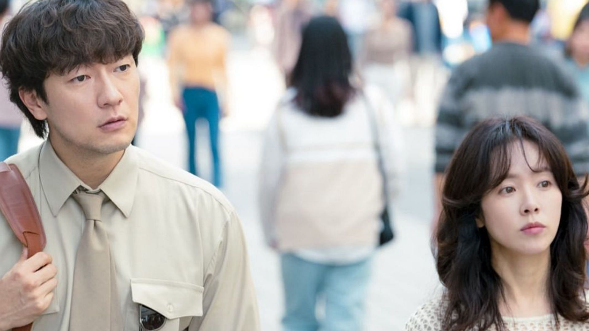 Son Suk-ku as Ko Nak-jun and Han Ji-min as Somi in Heavenly Ever After (Image via Instagram/@jtbcdrama)